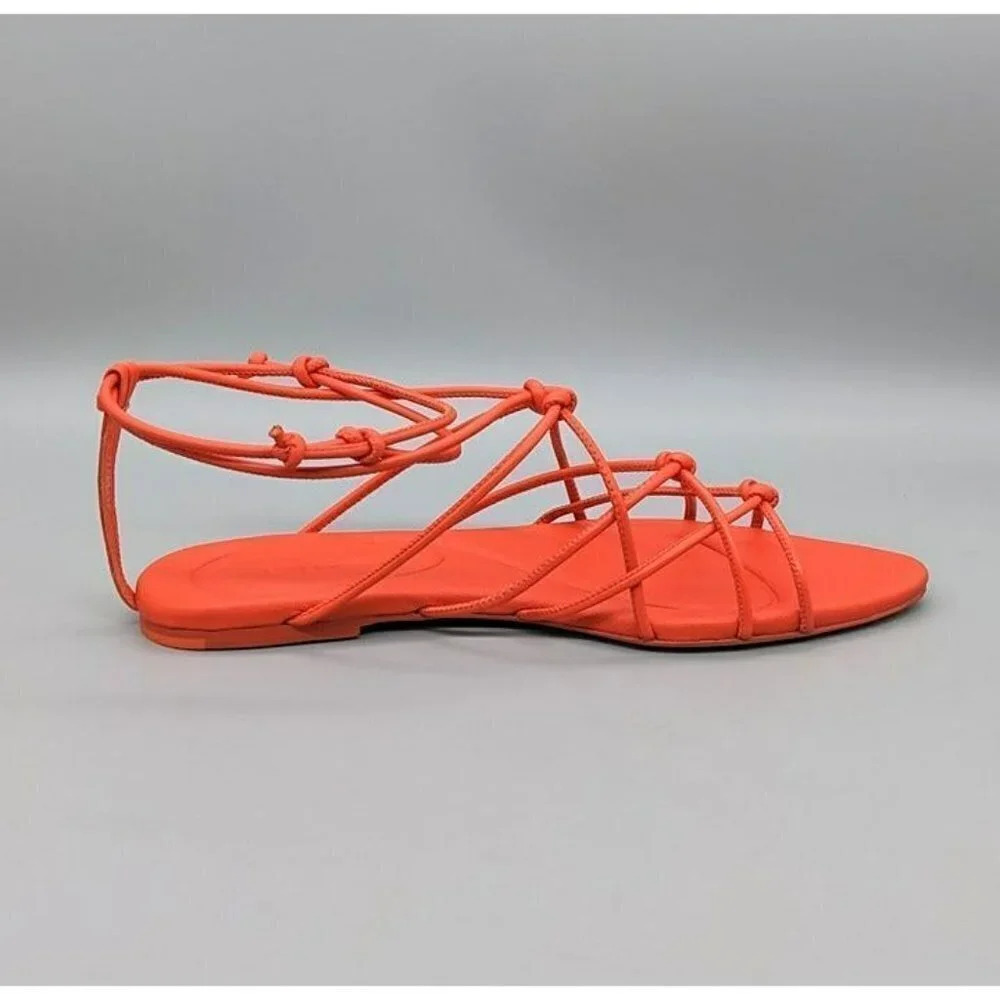 NIB Vince Kenna Women's Knotted Leather Gladiator Sandal Size 9.5 M (MSRP $280) - Picture 3 of 8
